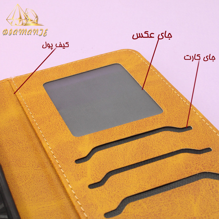 کیف کلاسوری لئون مدل Vocal Yo مناسب برای گوشی موبایل وکال V1 به همراه بندآویز