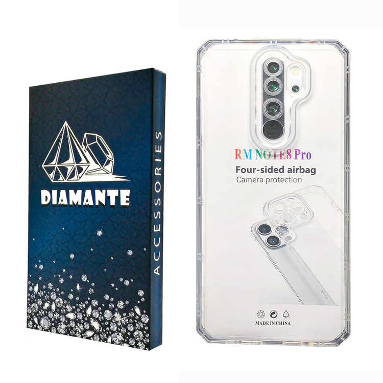 کاور دیامانته مدل Nahid Navy مناسب برای گوشی موبایل شیائومی Redmi Note 8 Pro