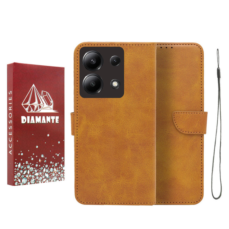 کیف کلاسوری دیامانته مدل Bandaviz Rd مناسب برای گوشی موبایل شیائومی Redmi Note 14s به همراه بند آویز