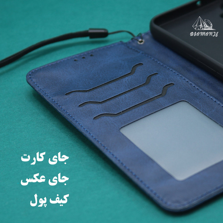 کیف کلاسوری دیامانته مدل Mortand Bk مناسب برای گوشی موبایل شیائومی Redmi Note 13 Pro 4G