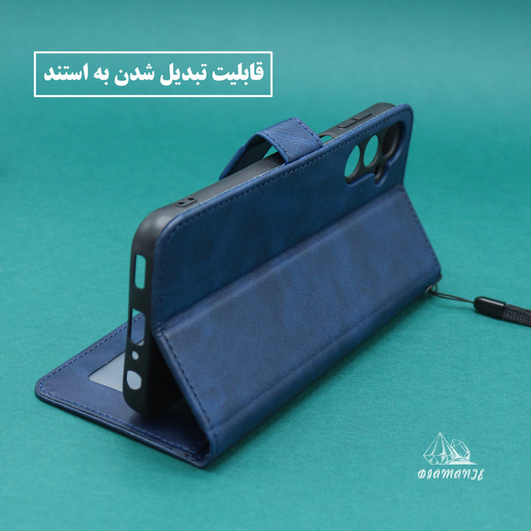 کیف کلاسوری دیامانته مدل Mortand Bk مناسب برای گوشی موبایل شیائومی Redmi Note 13 Pro 4G