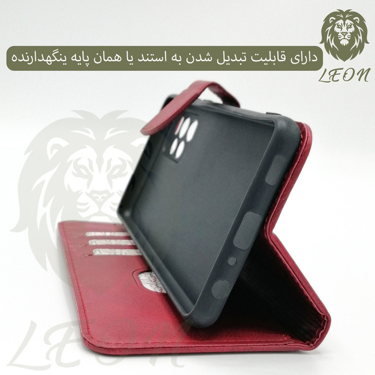 کیف کلاسوری لئون مدل Borsa مناسب برای گوشی موبایل سامسونگ Galaxy S21 Fe