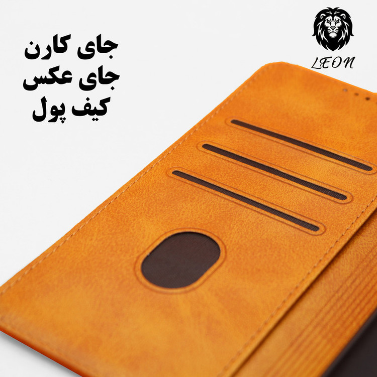 کیف کلاسوری لئون مدل kelasor مناسب برای گوشی موبایل سامسونگ Galaxy A36