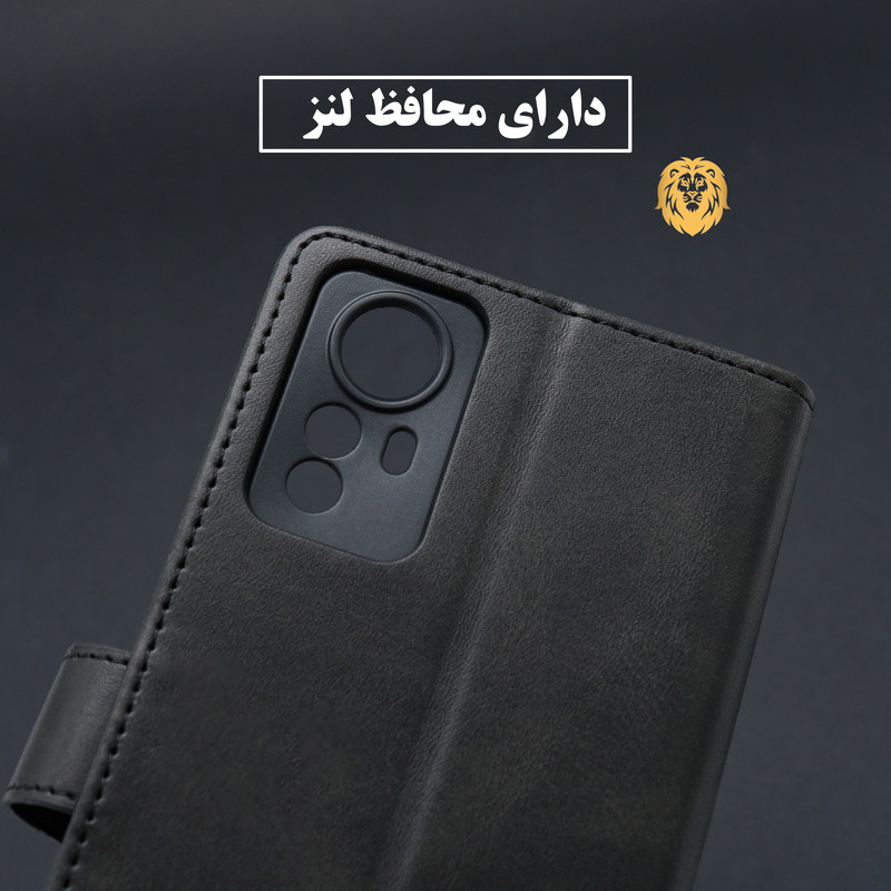 کیف کلاسوری لئون مدل Scusa Oro مناسب برای گوشی موبایل سامسونگ Galaxy J2 Prime / J2 2017 به همراه بند آویز