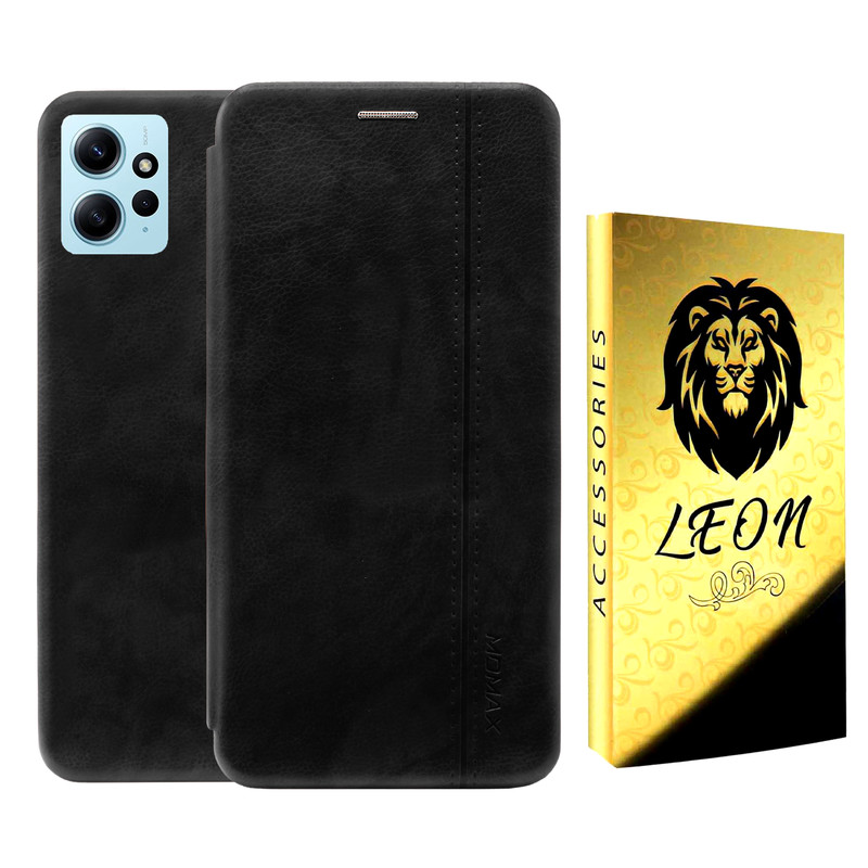 کیف کلاسوری لئون مدل Momi Yo مناسب برای گوشی موبایل شیائومی Redmi Note 12 5G