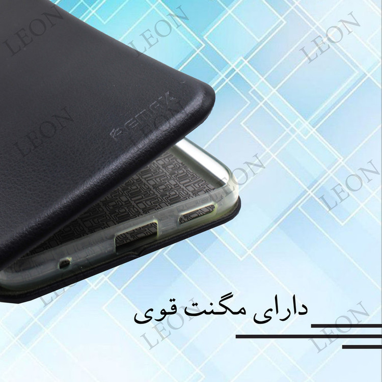 کیف کلاسوری لئون مدل pure مناسب برای گوشی موبایل شیائومی Redmi 10C