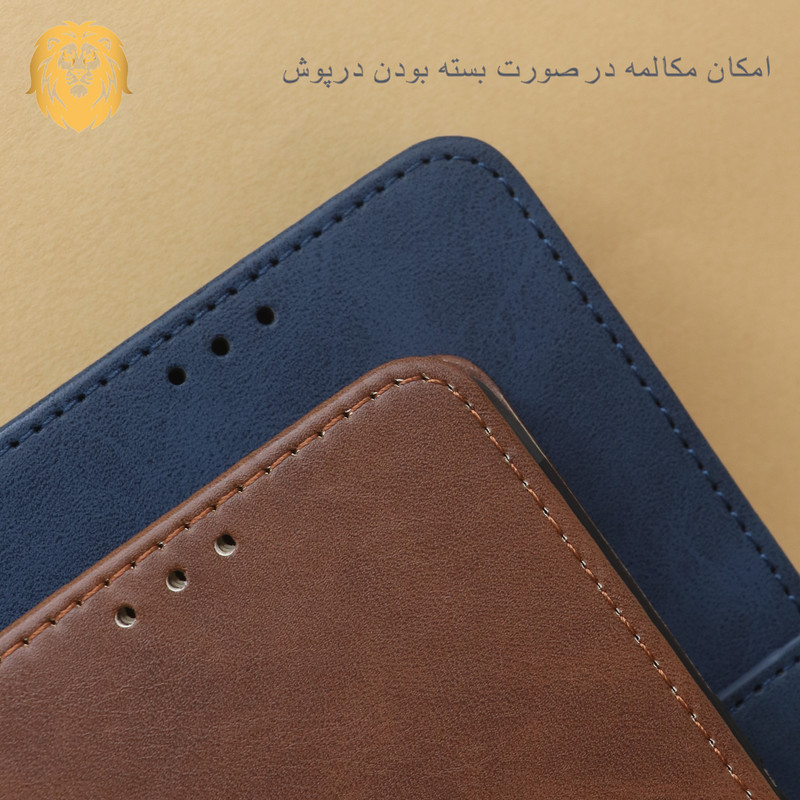 کیف کلاسوری لئون مدل Gira Oro مناسب برای گوشی موبایل شیائومی Poco M6 Pro 4G