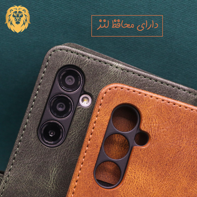 کیف کلاسوری لئون مدل yo مناسب برای گوشی موبایل سامسونگ Galaxy J5 Prime