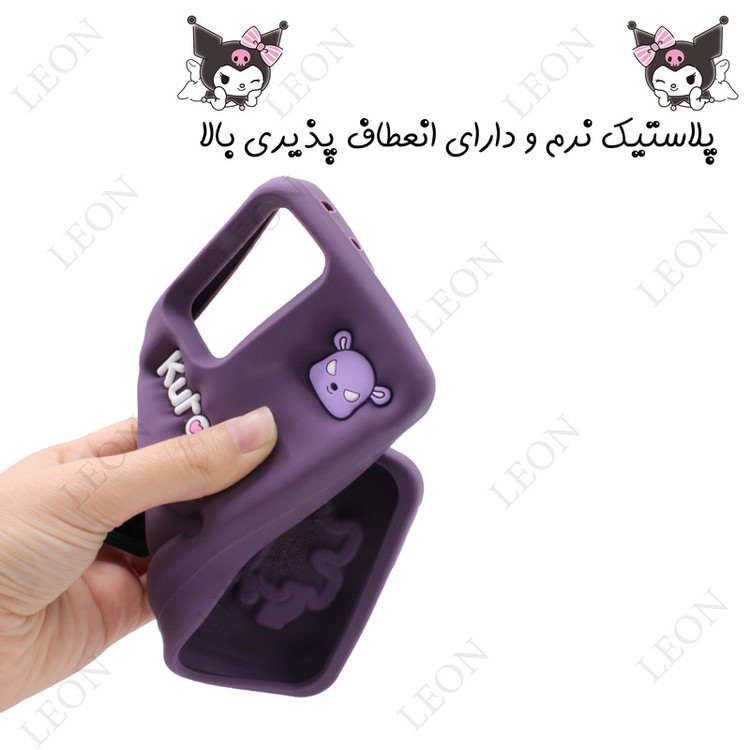کاور لئون مدل Kuromi مناسب برای گوشی موبایل شیائومی Redmi Note 10s