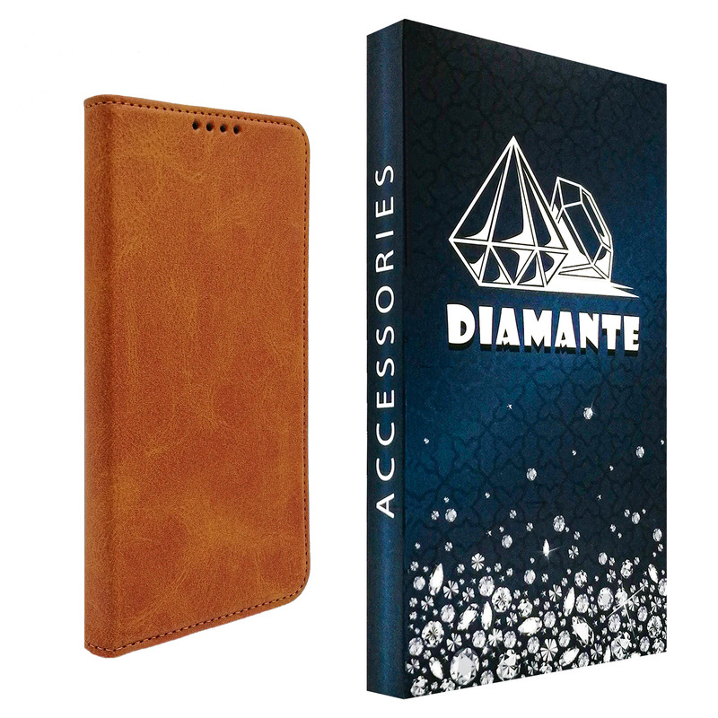 کیف کلاسوری دیامانته مدل Folder navy مناسب برای گوشی موبایل سامسونگ Galaxy J2 Prime / G530 / Grand Prime