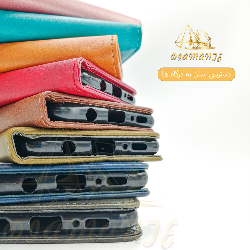 کیف کلاسوری دیامانته مدل Folder navy مناسب برای گوشی موبایل سامسونگ Galaxy J2 Prime / G530 / Grand Prime