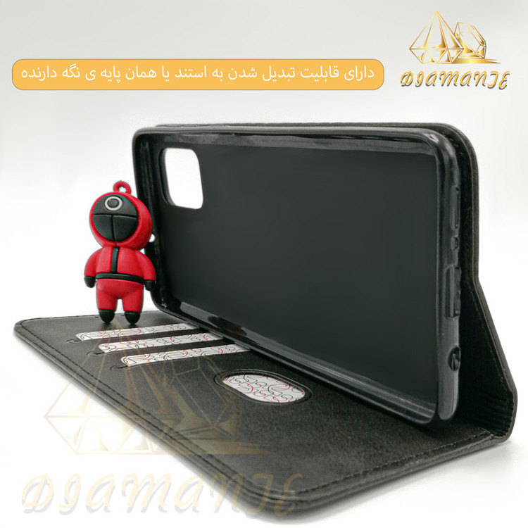 کیف کلاسوری دیامانته مدل Folder navy مناسب برای گوشی موبایل سامسونگ Galaxy J2 Prime / G530 / Grand Prime