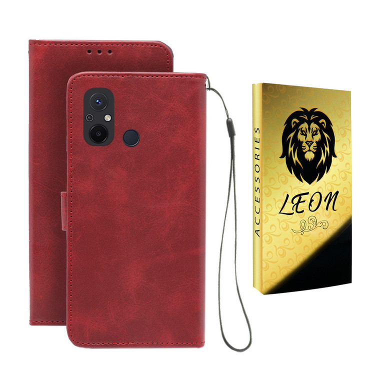 کیف کلاسوری لئون مدل Band Oro مناسب برای گوشی موبایل شیائومی Redmi 12C به همراه بند
