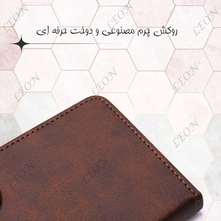 کیف کلاسوری لئون مدل Chanta Yo مناسب برای گوشی موبایل شیائومی Poco X4 Pro به همراه بندآویز