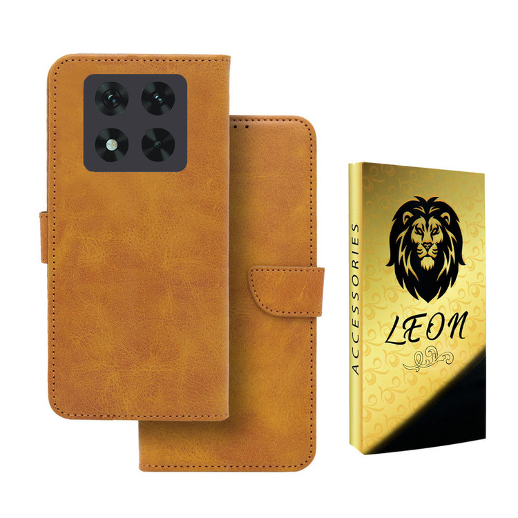 کیف کلاسوری لئون مدل Bors Oro مناسب برای گوشی موبایل شیائومی Poco X7