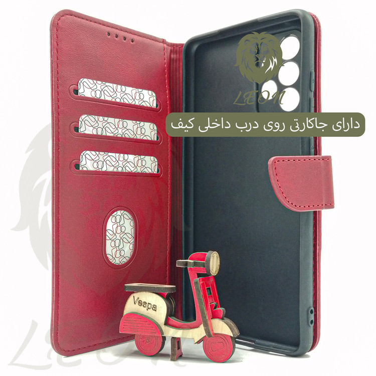 کیف کلاسوری لئون مدل Borsa مناسب برای گوشی موبایل سامسونگ Galaxy M33 4G/ M33 5G