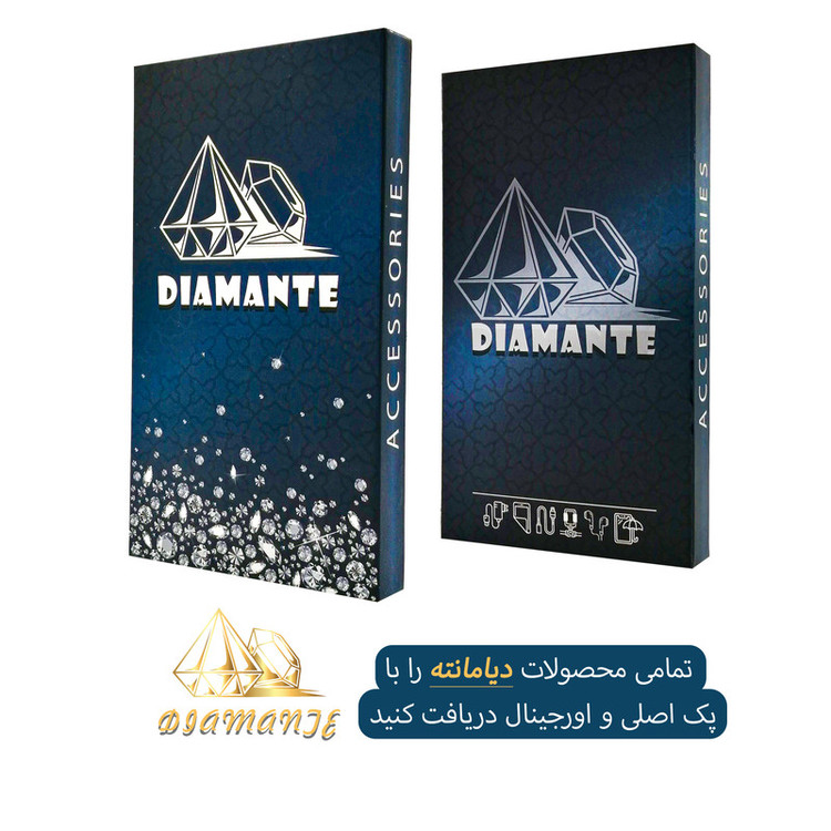 کاور دیامانته مدل shiny navy مناسب برای گوشی موبایل سامسونگ Galaxy S9 Plus