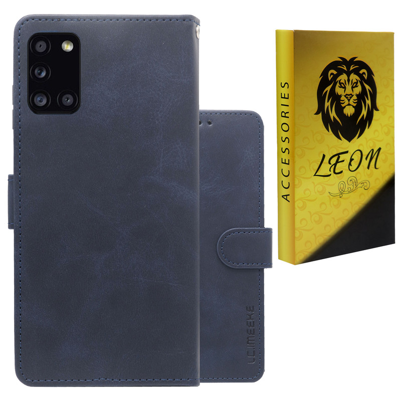 کیف کلاسوری لئون مدل Gira Oro مناسب برای گوشی موبایل سامسونگ Galaxy A31