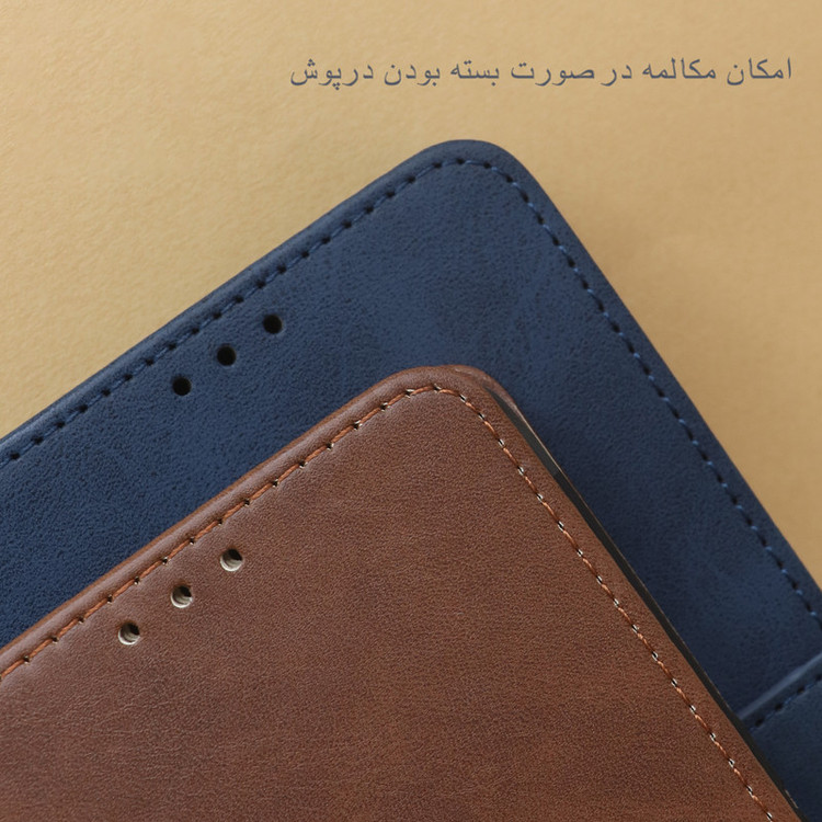 کیف کلاسوری لئون مدل Gira Oro مناسب برای گوشی موبایل سامسونگ Galaxy S24 FE