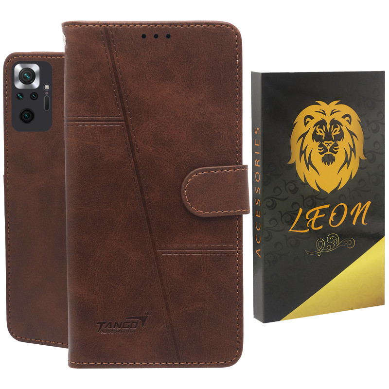 کیف کلاسوری لئون مدل Tango مناسب برای گوشی موبایل شیائومی Redmi Note 10 Pro Max