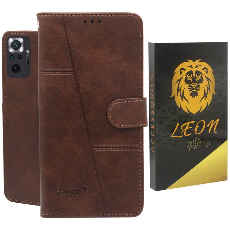 کیف کلاسوری لئون مدل Tango مناسب برای گوشی موبایل شیائومی Redmi Note 10 Pro Max