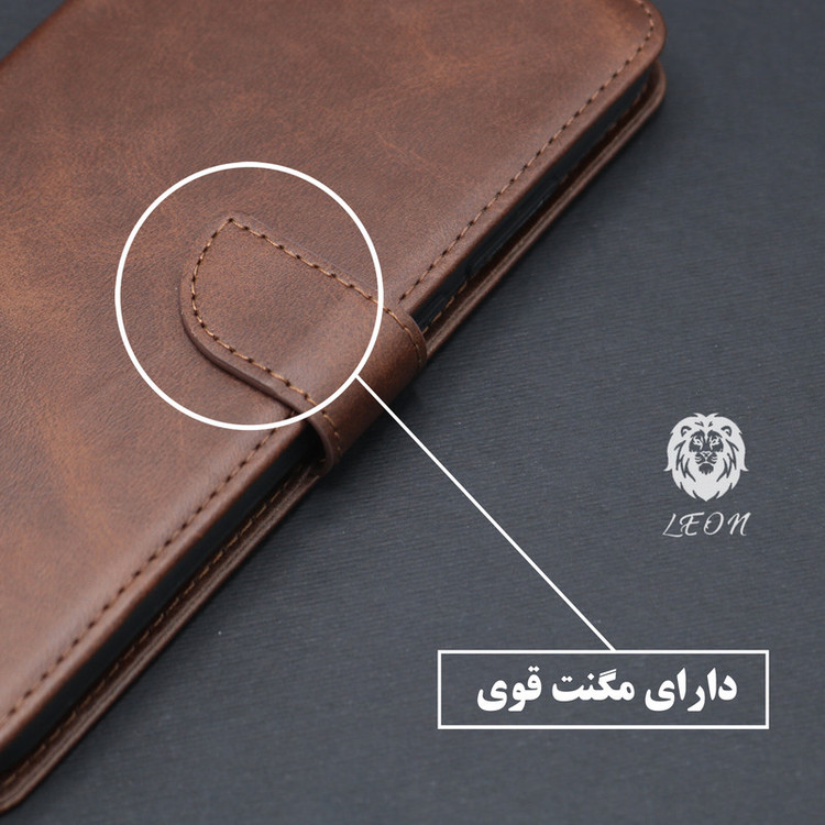 کیف کلاسوری لئون مدل Nezhad Oro مناسب برای گوشی موبایل شیائومی Redmi Note 13 4G