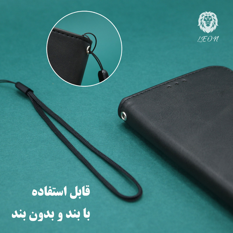 کیف کلاسوری لئون مدل Mortand Oro مناسب برای گوشی موبایل سامسونگ Galaxy A05s