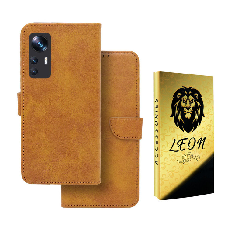 کیف کلاسوری لئون مدل Bors Oro مناسب برای گوشی موبایل شیائومی Mi 12 Lite