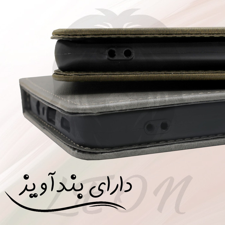 کیف کلاسوری لئون مدل Mokety مناسب برای گوشی موبایل شیائومی Poco C65 به همراه بندآویز
