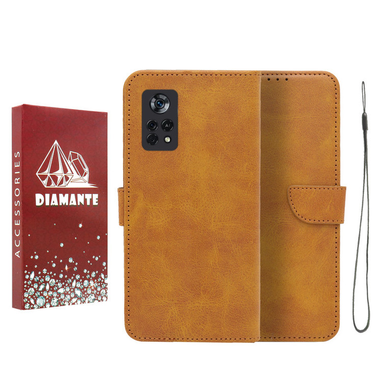 کیف کلاسوری دیامانته مدل Bandaviz Rd مناسب برای گوشی موبایل شیائومی Poco X4 Pro 5G به همراه بند آویز