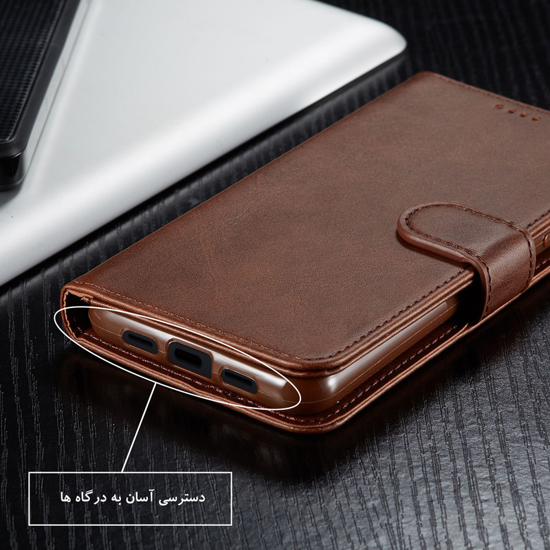 کیف کلاسوری لئون مدل Nezhad Oro مناسب برای گوشی موبایل سامسونگ Galaxy F22