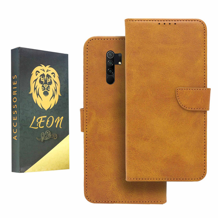 کیف کلاسوری لئون مدل Khoshi مناسب برای گوشی موبایل شیائومی Redmi 9