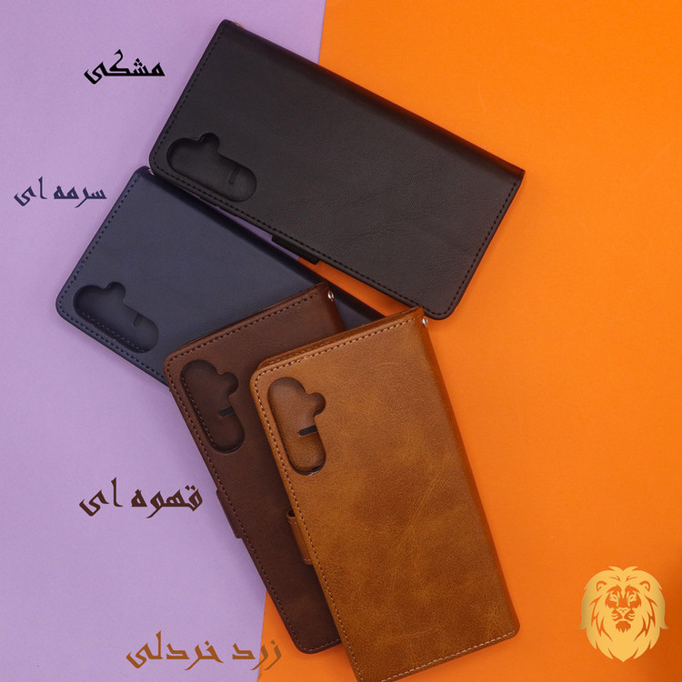 کیف کلاسوری لئون مدل Serenit Oro مناسب برای گوشی موبایل شیائومی Poco X5 Pro 5G
