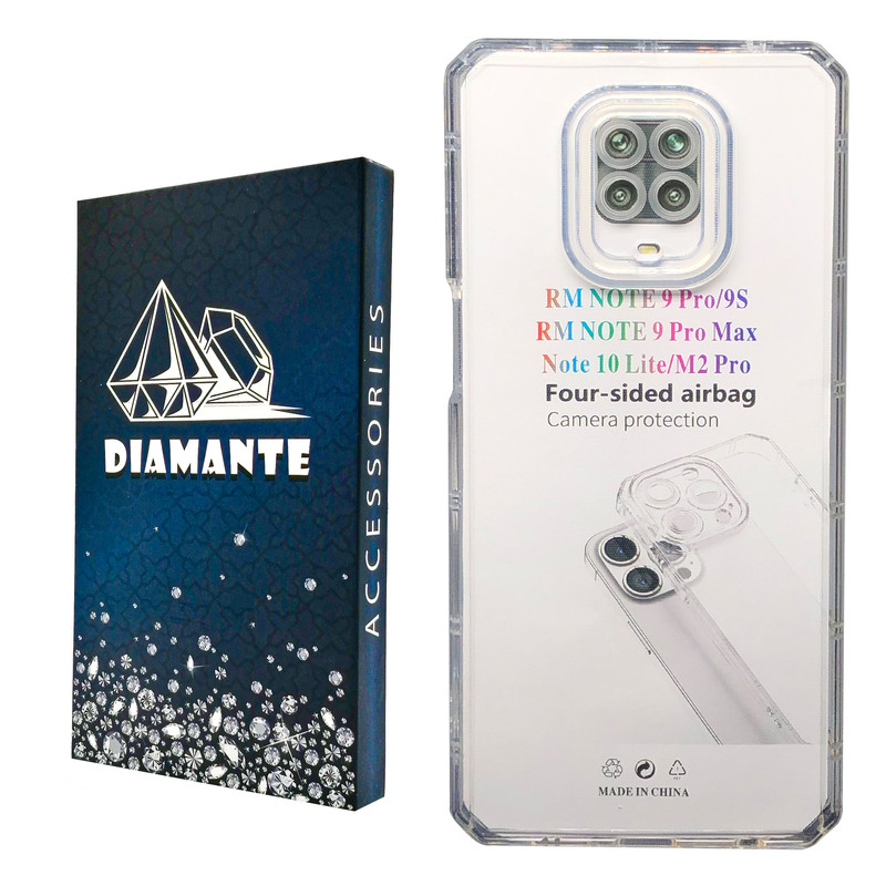 کاور دیامانته مدل Nahid Navy مناسب برای گوشی موبایل شیائومی Redmi Note 9 Pro / Note 9s