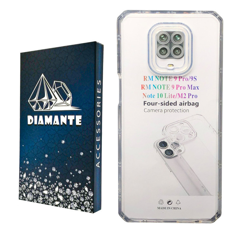 کاور دیامانته مدل Nahid Navy مناسب برای گوشی موبایل شیائومی Redmi Note 9 Pro / Note 9s