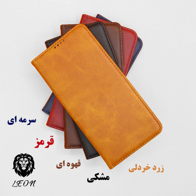 کیف کلاسوری لئون مدل kelasor مناسب برای گوشی موبایل سامسونگ Galaxy A56