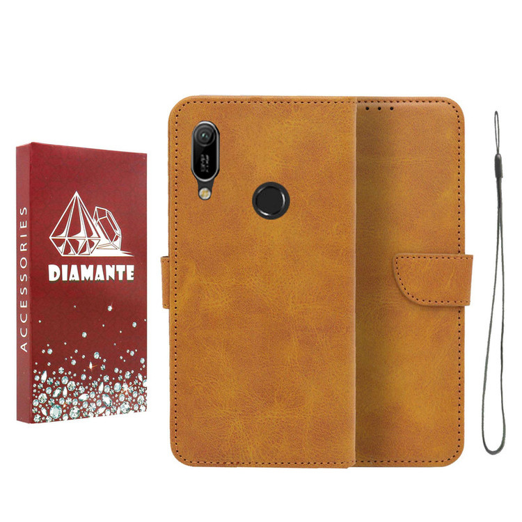 کیف کلاسوری دیامانته مدل Bandaviz Rd مناسب برای گوشی موبایل هوآوی Y7 2019 / Y7 Prime 2019 به همراه بند آویز