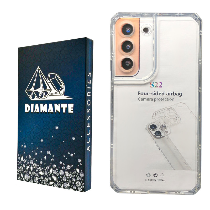 کاور دیامانته مدل Nahid Navy مناسب برای گوشی موبایل سامسونگ Galaxy S22