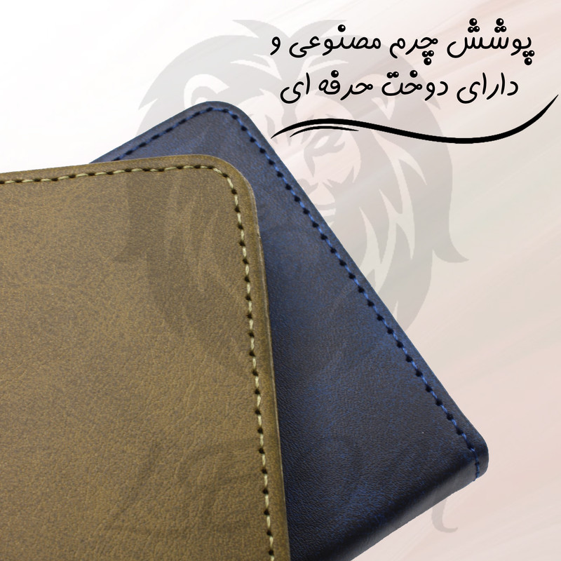 کیف کلاسوری لئون مدل Mokety مناسب برای گوشی موبایل سامسونگ Galaxy S22 Ultra به همراه بندآویز