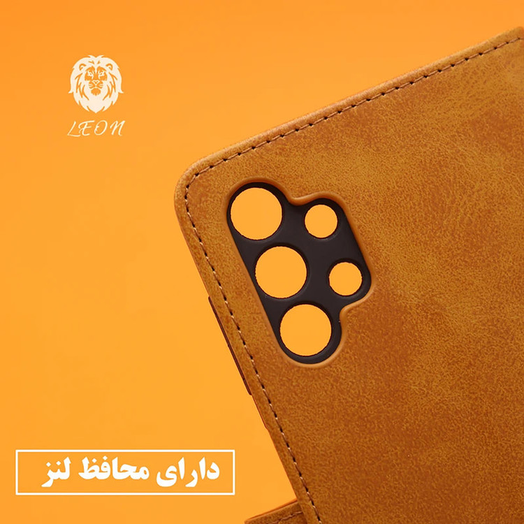 کیف کلاسوری لئون مدل Khoshi مناسب برای گوشی موبایل سامسونگ Galaxy S26 Ultra