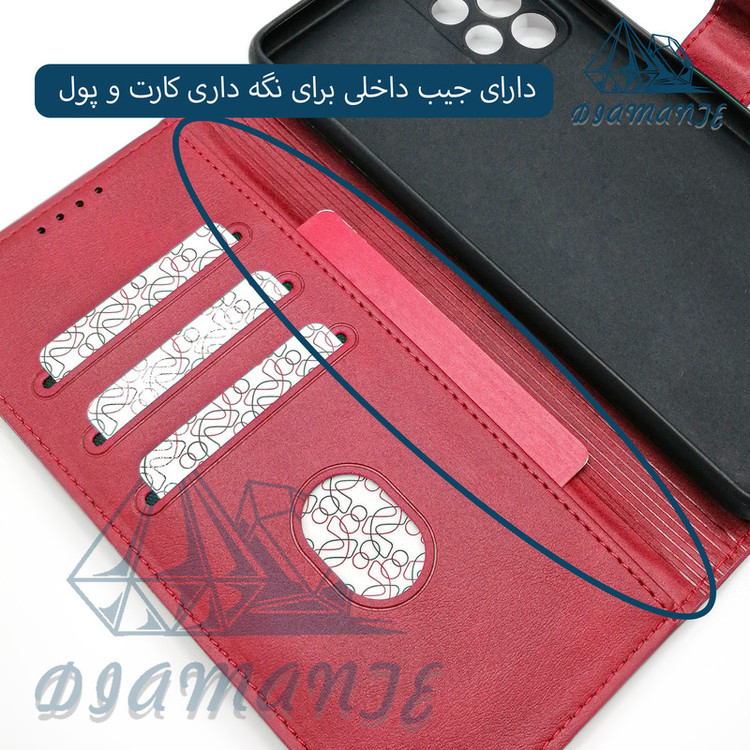 کیف کلاسوری دیامانته مدل Borsa Navy مناسب برای گوشی موبایل سامسونگ Galaxy A51 / M40s