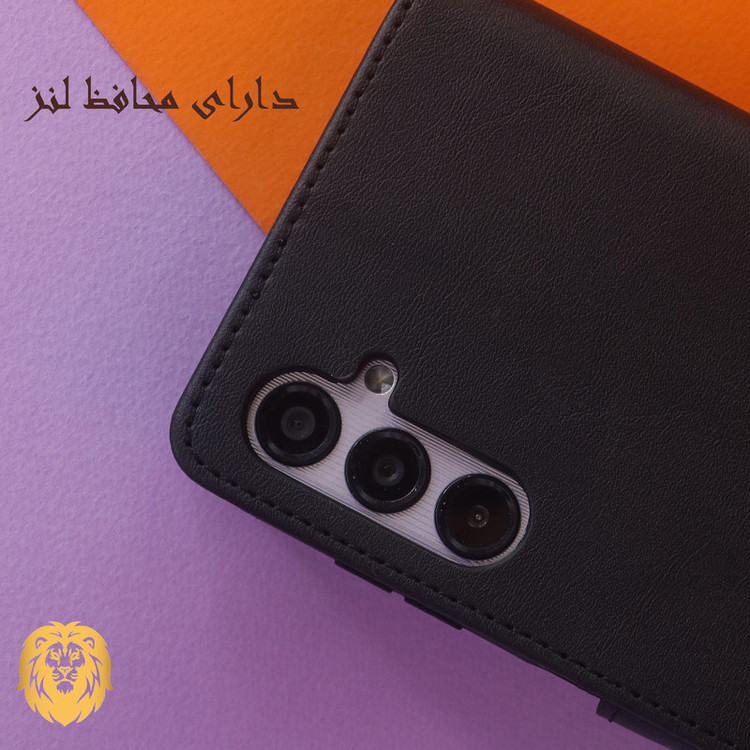 کیف کلاسوری لئون مدل Serenit Oro مناسب برای گوشی موبایل شیائومی Redmi Note 13 Pro 5G