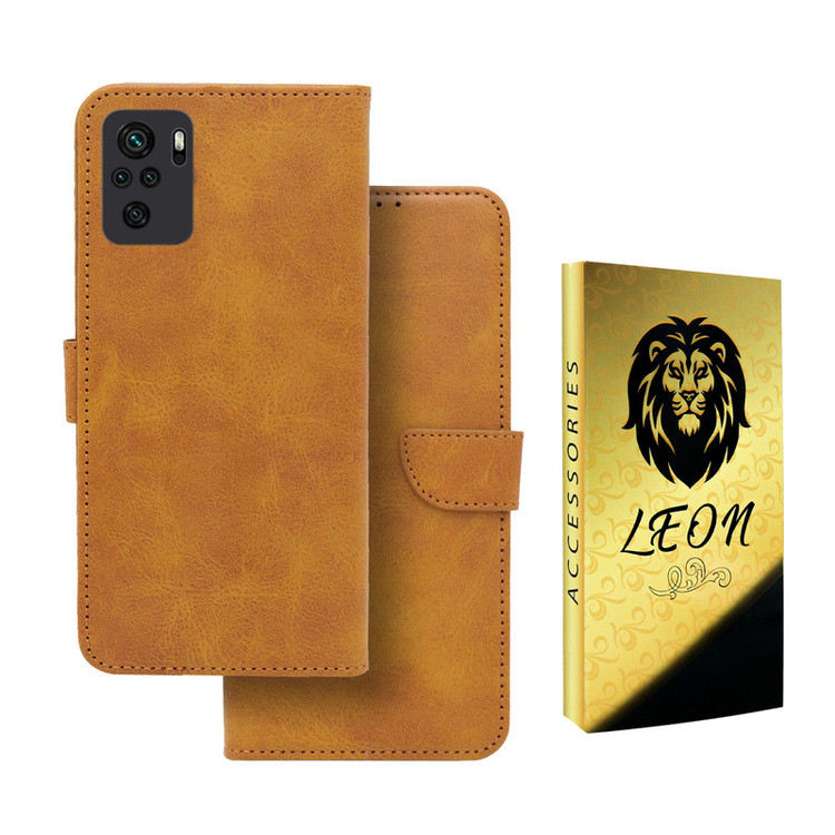کیف کلاسوری لئون مدل Bors Oro مناسب برای گوشی موبایل شیائومی Poco M5s