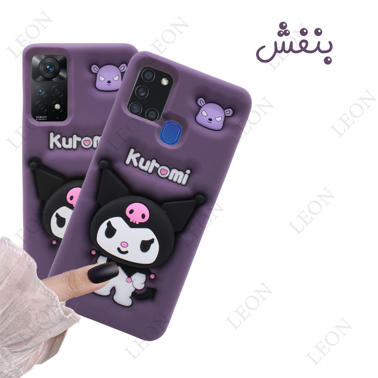 کاور لئون مدل Kuromi مناسب برای گوشی موبایل سامسونگ Galaxy A21s