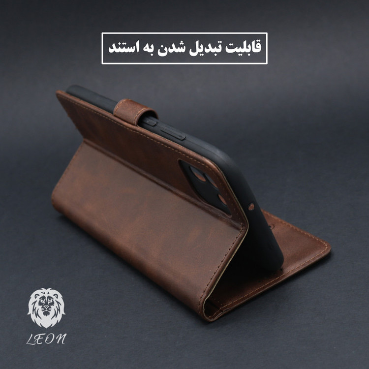 کیف کلاسوری لئون مدل Bors Oro مناسب برای گوشی موبایل سامسونگ Galaxy S23 Ultra