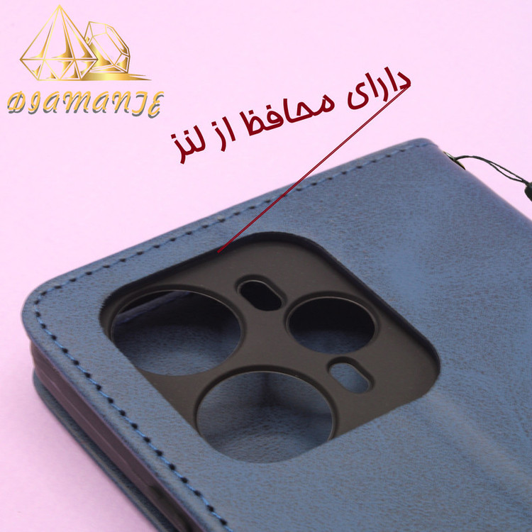 کیف کلاسوری دیامانته مدل Bandaviz Rd مناسب برای گوشی موبایل سامسونگ Galaxy A17 به همراه بند آویز