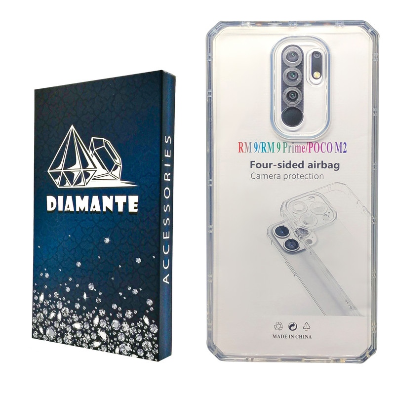 کاور دیامانته مدل Nahid Navy مناسب برای گوشی موبایل شیائومی Redmi 9 / 9 Prime / Poco M2