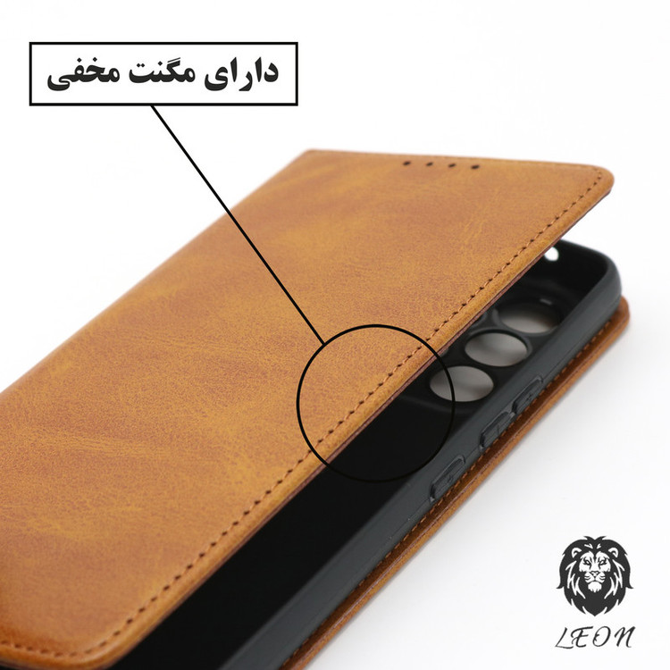 کیف کلاسوری لئون مدل Kelasor مناسب برای گوشی موبایل شیائومی Redmi Note 9s
