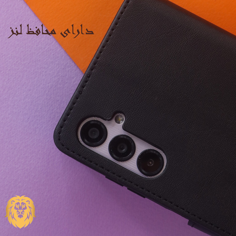کیف کلاسوری لئون مدل Serenit Oro مناسب برای گوشی موبایل سامسونگ Galaxy A55