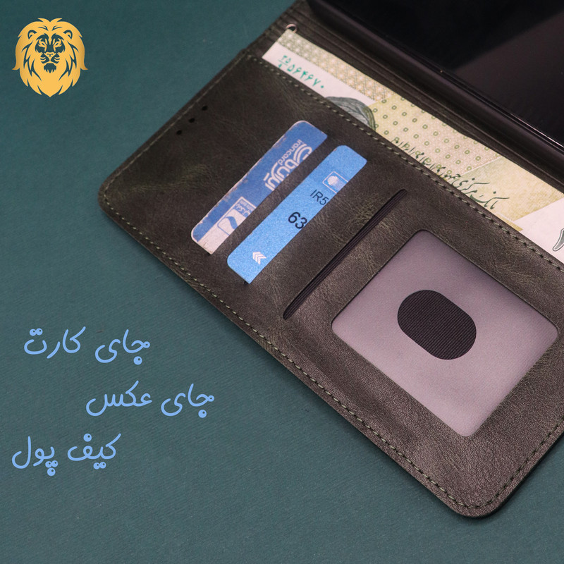 کیف کلاسوری لئون مدل yo مناسب برای گوشی موبایل سامسونگ Galaxy A54